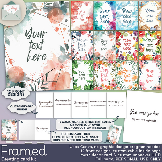 Cardistry ~ All Occasion Card Kit ~ Framed