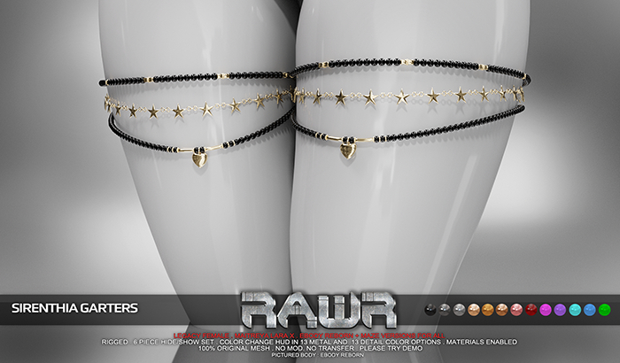 RAWR! Sirenthia Garters (add me)
