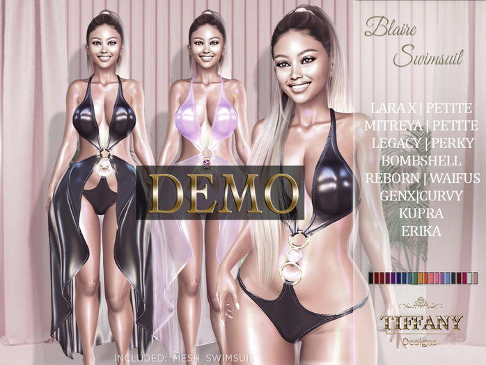 ::TD:: Blaire Swimsuit [Mesh] DEMO + Lara X