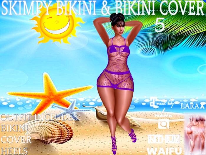 (SF) Skimpy Bikini & Bikini Cover 5