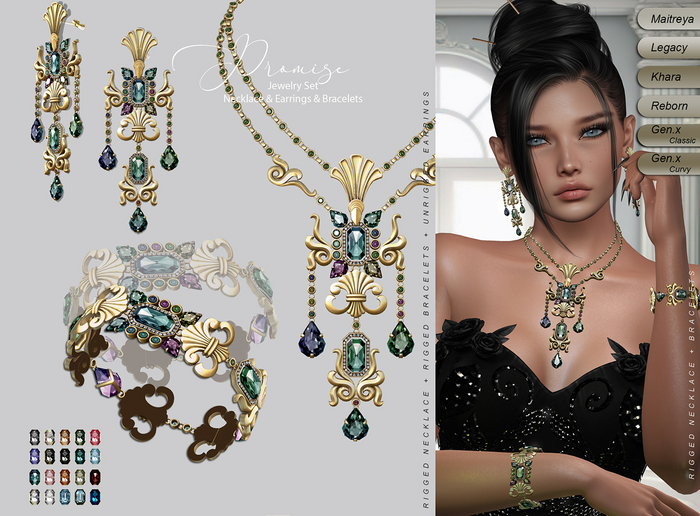 Son!a-Edge (Fatpack) Promise vendorHud Jewelry SET