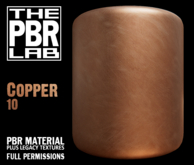 The PBR Lab - Copper 10 - PBR Material & 3D Textures