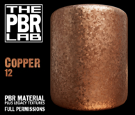 The PBR Lab - Copper 12 - PBR Material & 3D Textures