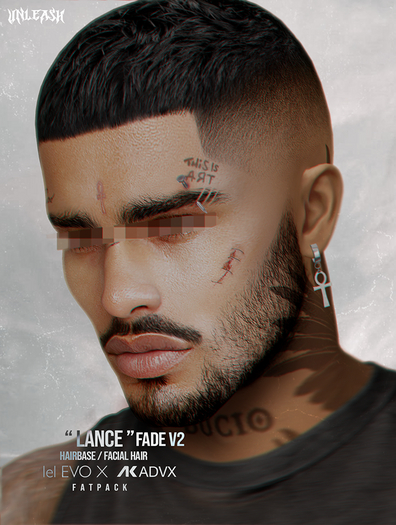 UNLEASH - Lance fade Hairbase FATPACK // EVO X