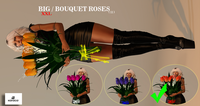 KARACA - BOUQUET ROSES RED