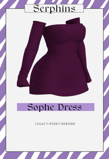 SERPHINS - SOPHE DRESS - PURPLE