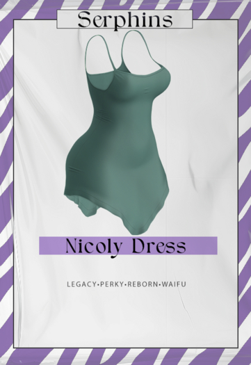 SERPHINS - NICOLY DRESS - TIFFANY