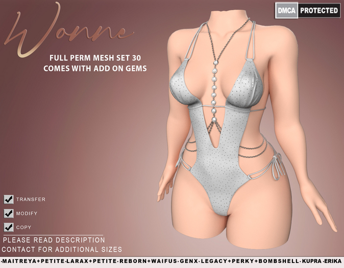 WONNE (30) Full Perm Mesh 