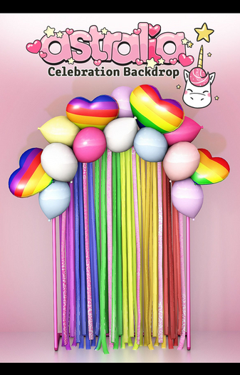 Astralia // Celebration Backdrop GIFT