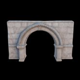 {S} Full Perm Old Stone Wall Archway 01