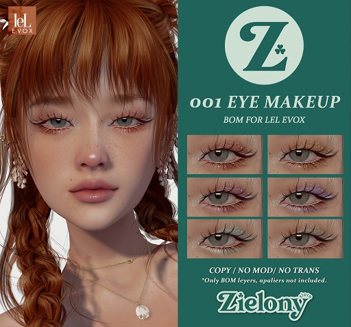 -Zielony- 001 Eye Makeup (Lel EvoX) 