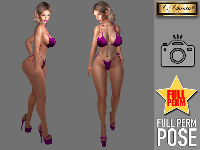 C.CHANTAL Full Perm Pose #FPP-077 Photo Model