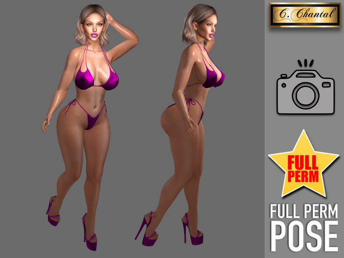 C.CHANTAL Full Perm Pose #FPP-080 Photo Model