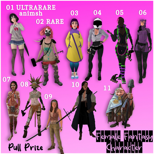 FATPACK-Female Fantasy Characters