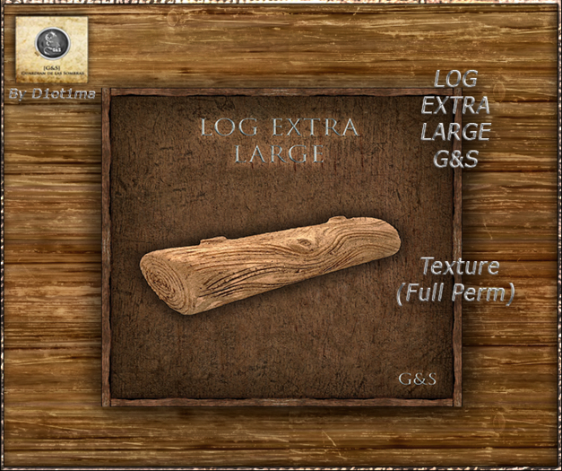 ✅LOG EXTRA LARGE G&S texture (Full Perm)