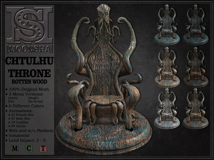 [MoonSha] Chtulhu Throne - Rotten Wood