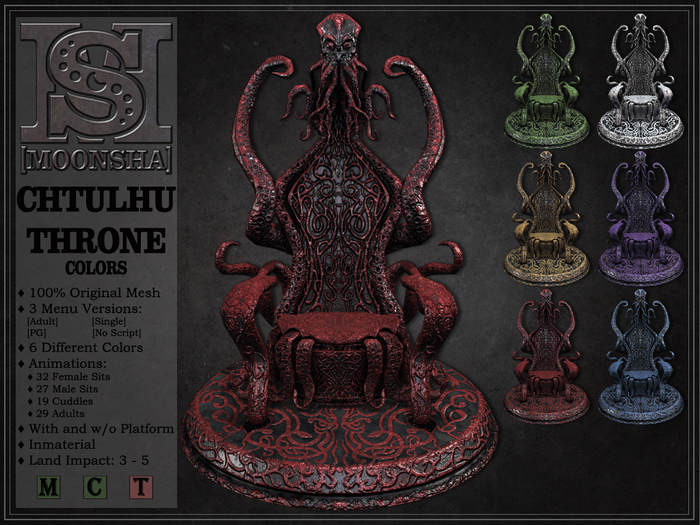 [MoonSha] Chtulhu Throne - Colors