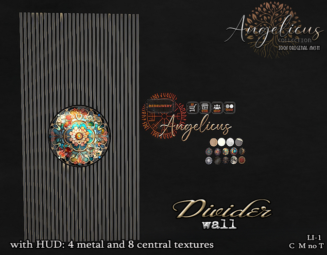 .AngelicUs.  Divider wall