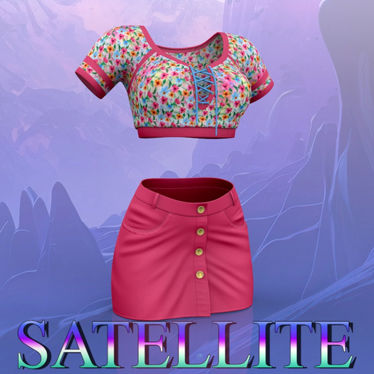 Fuchsia Floral Piper Outfit LEGACY + PERKY