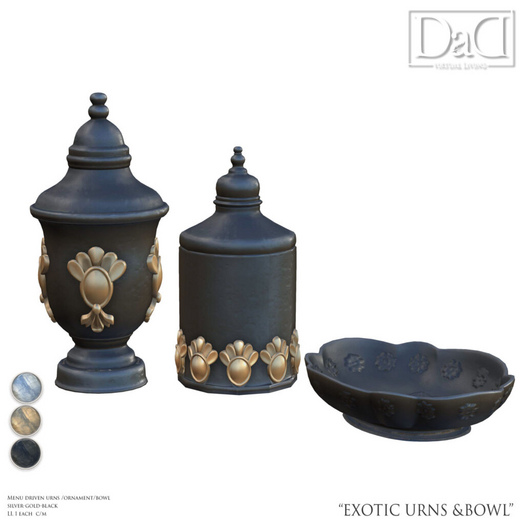 DaD - Exotic Urn & Bowl Set 