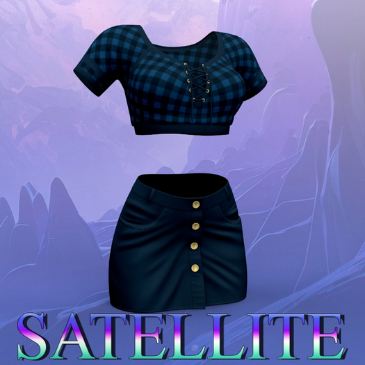 Navy Plaid Piper Outfit LEGACY + PERKY