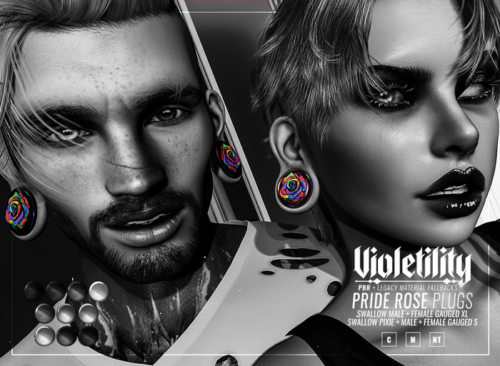 Violetility - Pride Rose Plugs [DEMO]