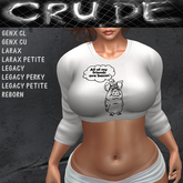 All my friends are bacon Women's Crop (WCC)  <Wear Me>