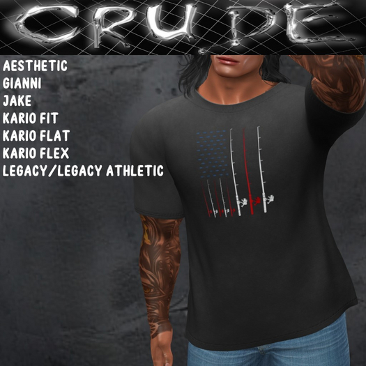 American Fishing Men's T-Shirt (MCT)  <Wear Me>