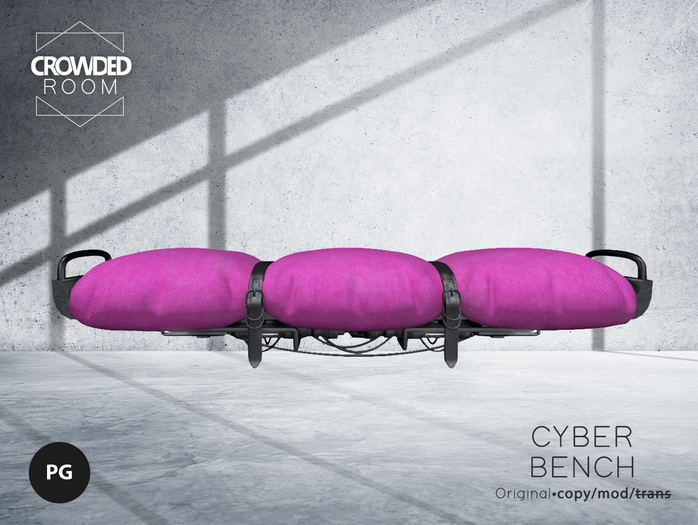Crowded Room - Cyber Bench - Pink - PG  