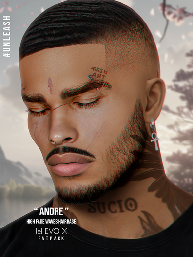UNLEASH - Andre high fade hairbase Fatpack // EVOX