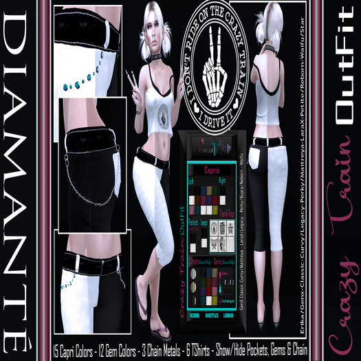:Diamante: Crazy Train OUTFIT DEMOS