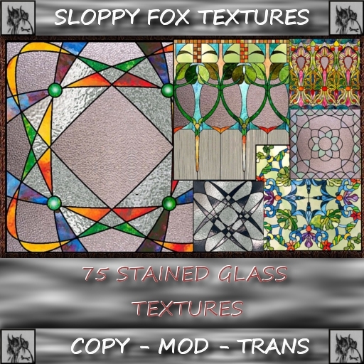 !!!SFD!!! 75 Stained Glass Textures