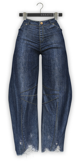 erratic / ana - horseshoe jeans / indigo (Maitreya LaraX, Lara PetiteX / Legacy Classic + Perky / eBody Reborn) 