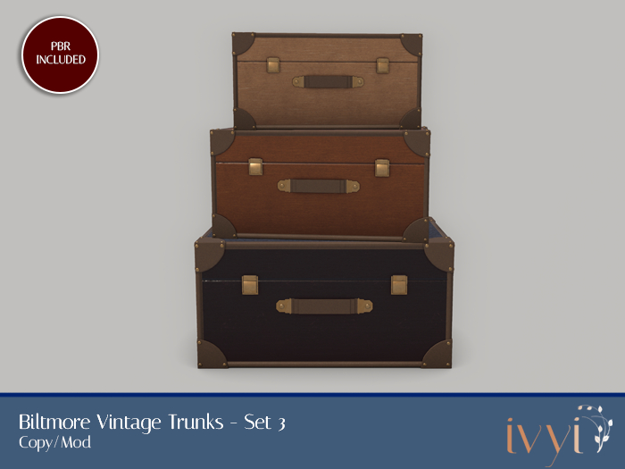 ivyi - Biltmore Vintage Trunks - Set 3