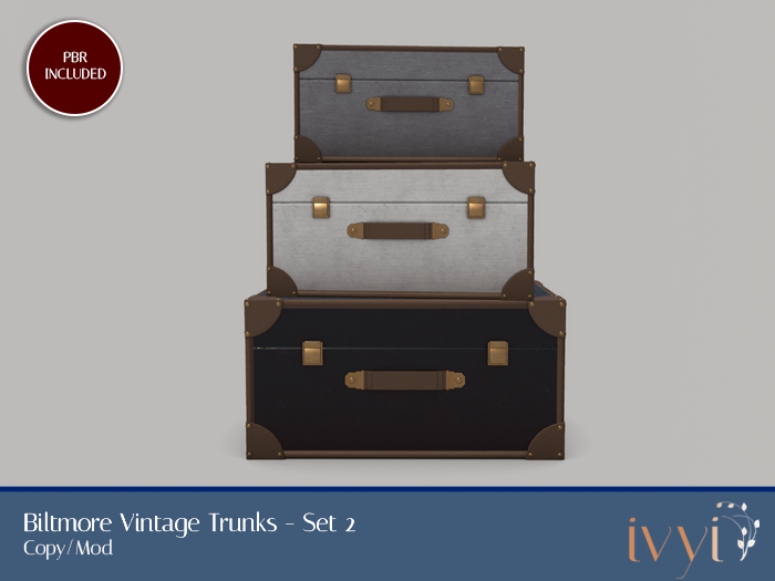 ivyi - Biltmore Vintage Trunks - Set 2