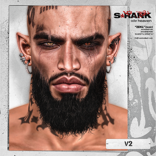S-RANK "ZEKL" BEARD / V2 (DUCKTAIL)