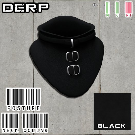 DERP. Posture Collar - Black