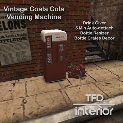 [TFD] interior - Vintage Coala Cola Vending Machine