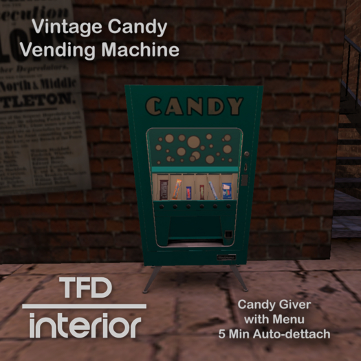 Vintage Candy Vending Machine