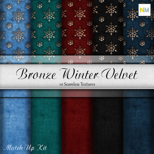 Bronze Winter Velvet Fabric