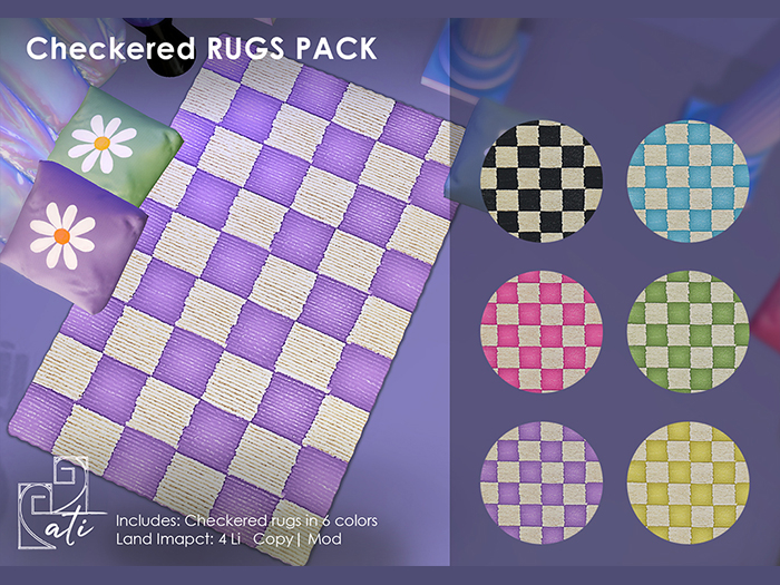 ati: Checkered rugs pack