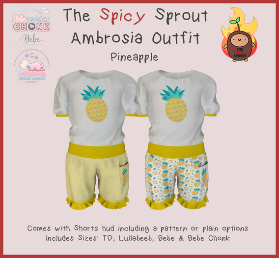 :TSS: Ambrosia Outfit - Pineapple (add)