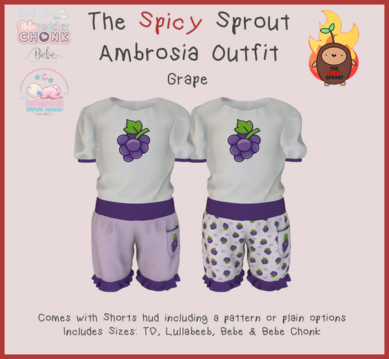 :TSS: Ambrosia Outfit - Grape (add)