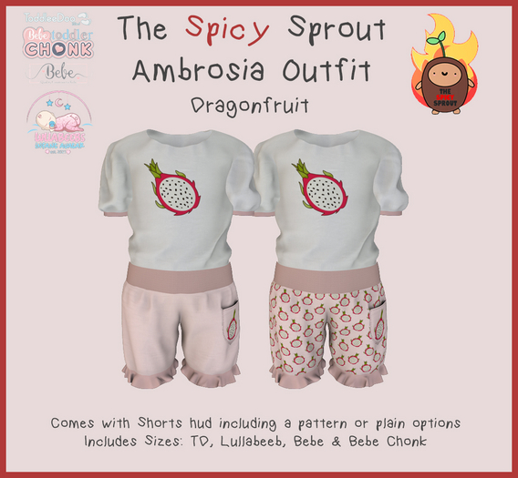 :TSS: Ambrosia Outfit - Dragonfruit (add)