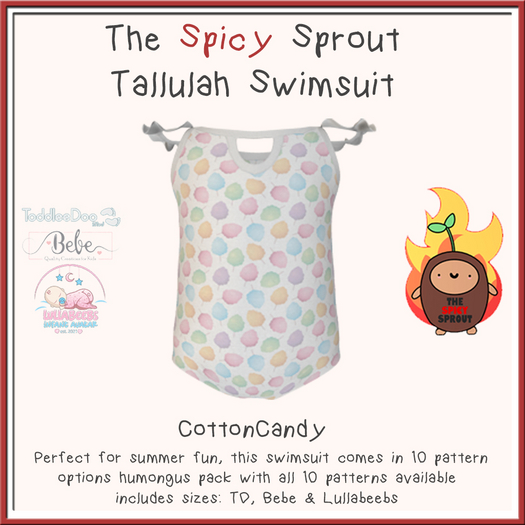 :TSS: Tallulah Swimsuit - CottonCandy