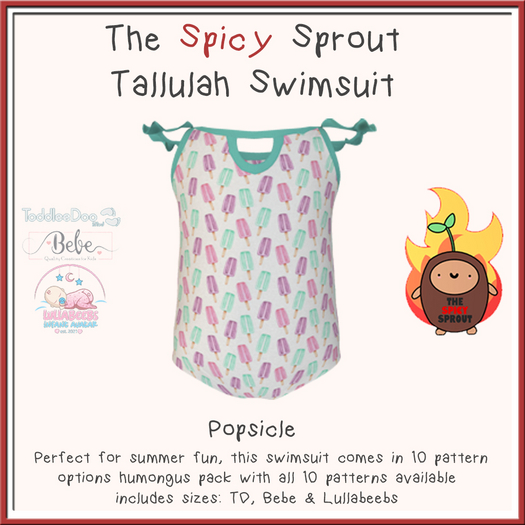 :TSS: Tallulah Swimsuit - Popsicle