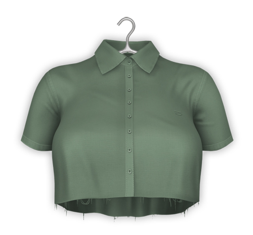 erratic / leah - shirt / moss (Maitreya LaraX, Lara PetiteX / Legacy Classic + Perky / eBody Reborn)