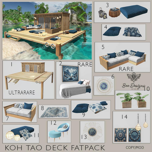 11 Bee The Designs-Koh Tao Deck