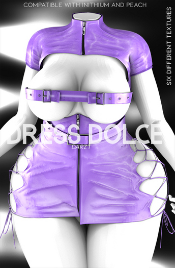 l DARZT l DOLCE DRESS I PURPLE I PEACH I INITHIUM l