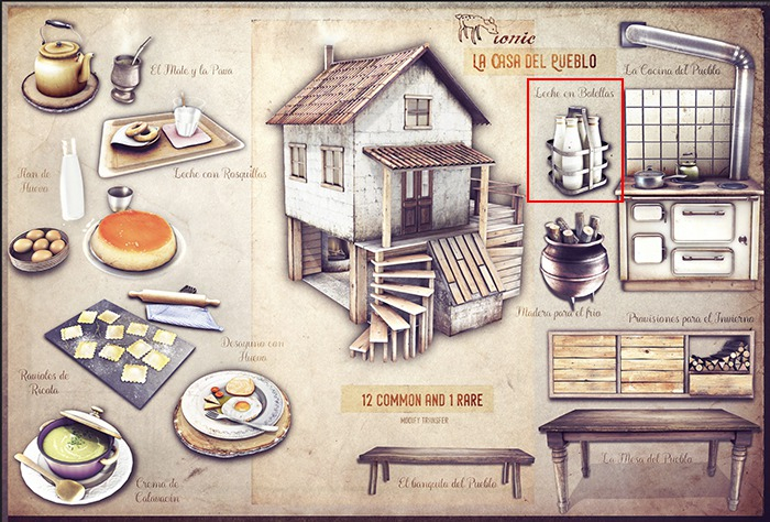 ionic : leche en botellas